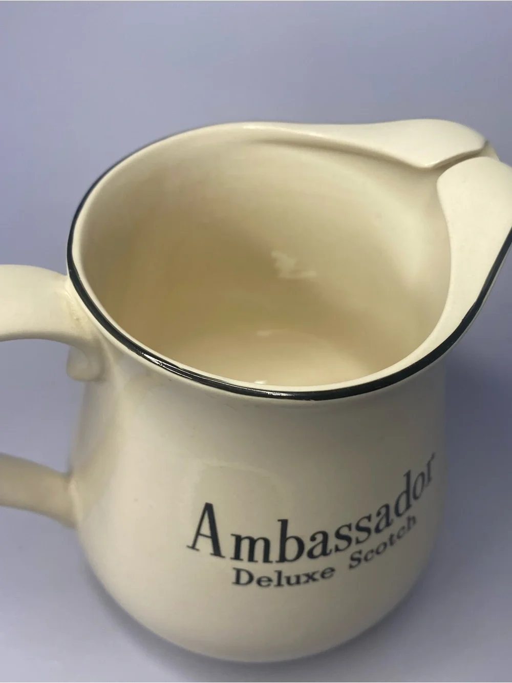 Vintage Ambassador Deluxe Scotch Whiskey Pub Jug Pitcher Made in England